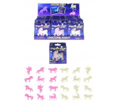 Glow in the Dark Unicorn Shape Stickers 24 Pack