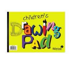 Silvine A4 Childrens Drawing Pad