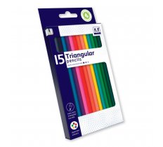 Stationery 12 Triangle Colouring Pencils