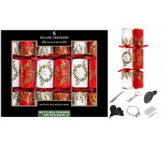 *** DISC *** Christmas Crackers 13.5" x 6 Deluxe Wreath And