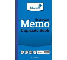 Silvine Carbonless Duplicate Book