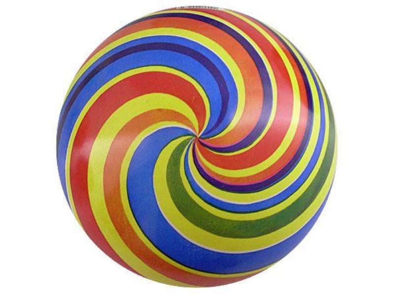 10 ( 25cm ) Striped Swirl Lollipop Ball
